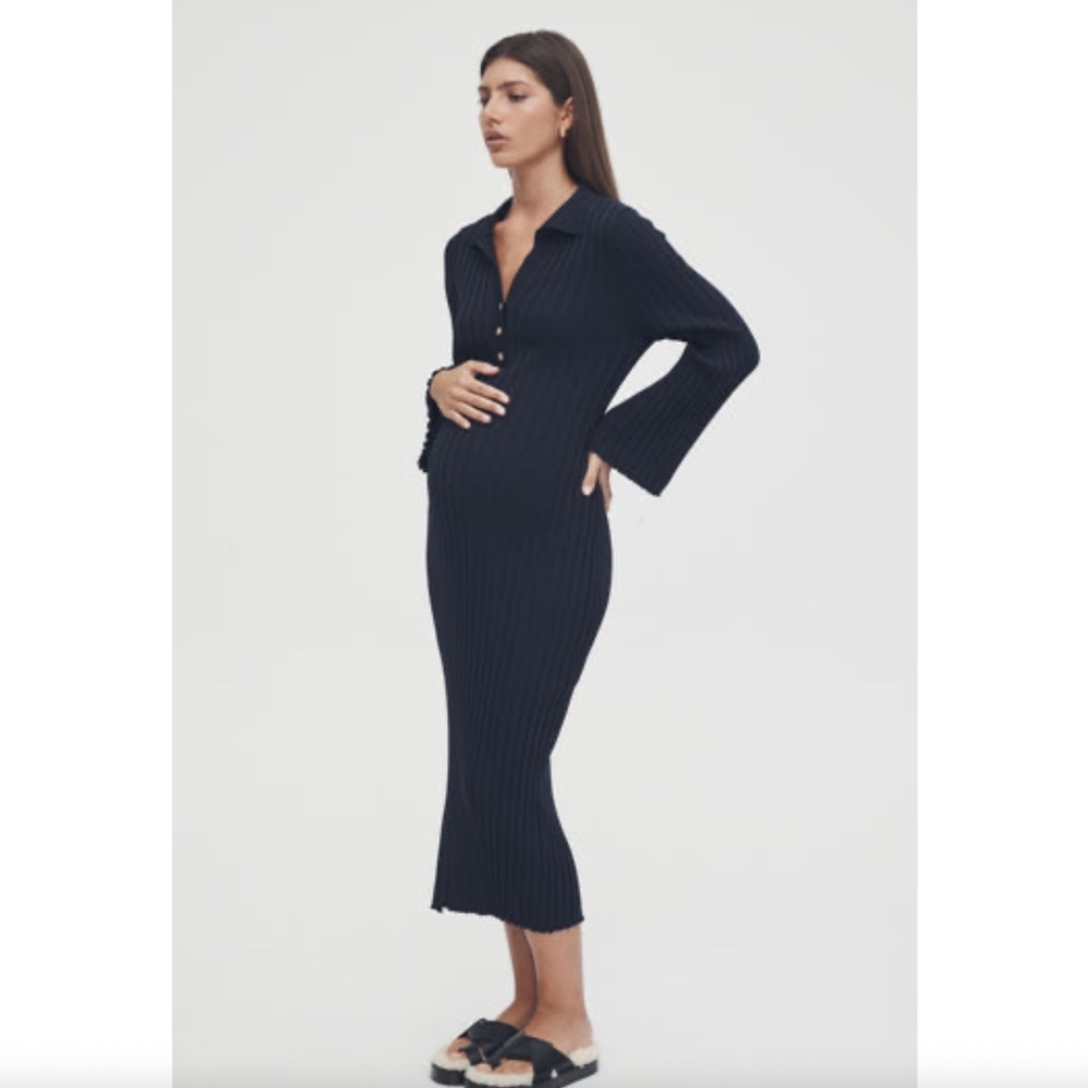 Legoe Heritage Luxe Long Sleeve Polo Dress